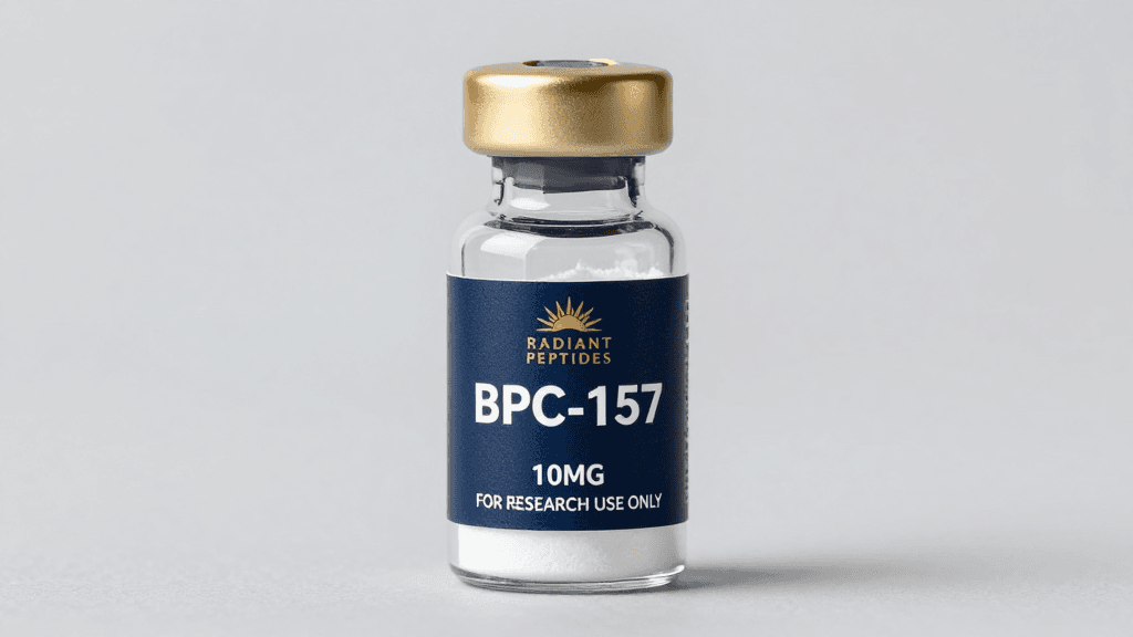 BPC-157 vial — Radiant Peptides