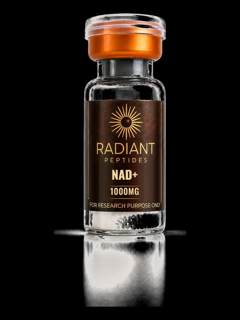 NAD+ vial van Radiant Peptides