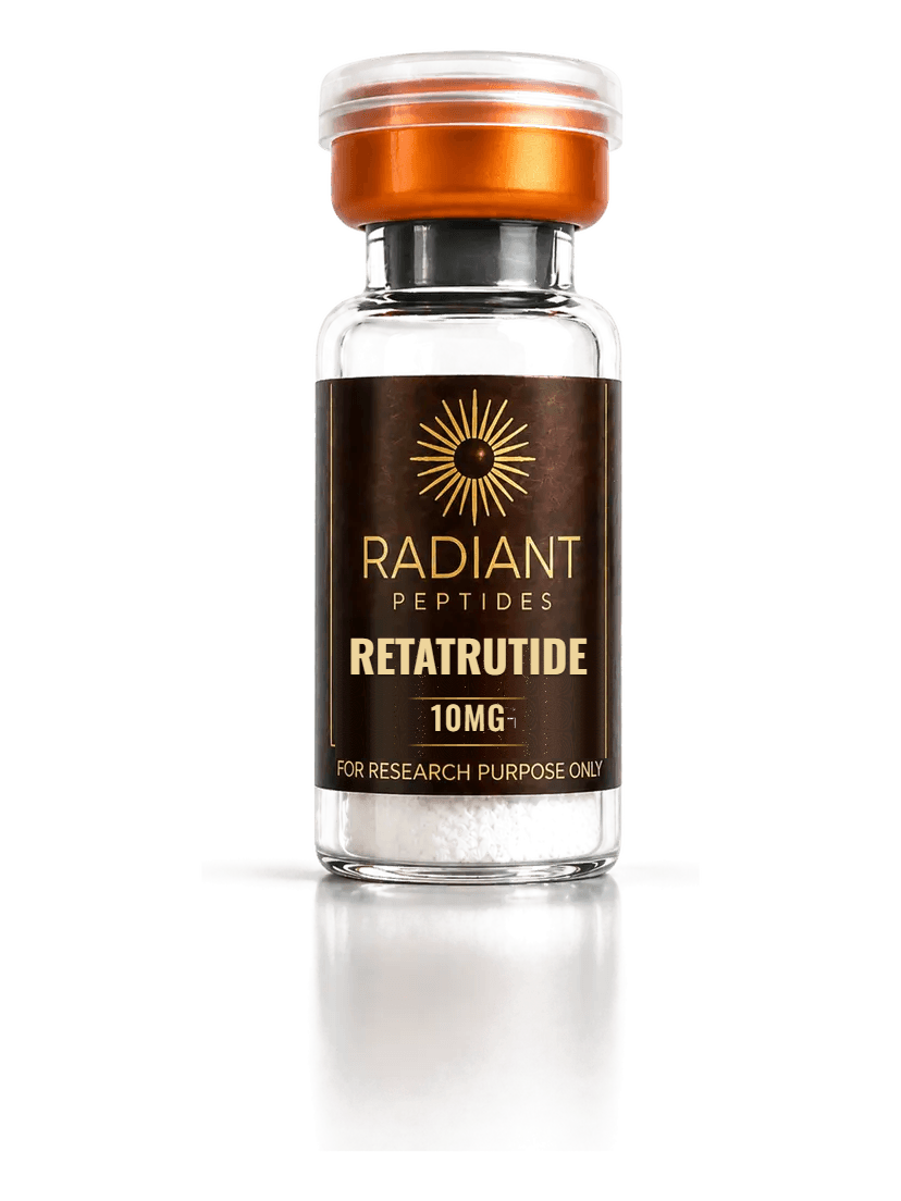 Retatrutide vial van Radiant Peptides