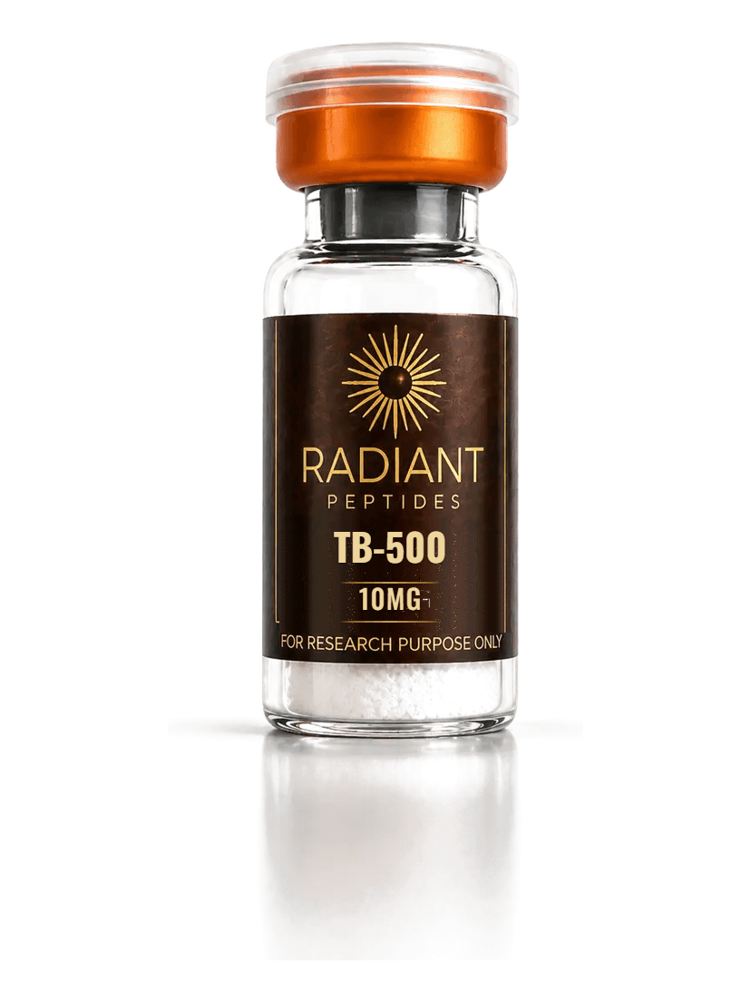 TB-500 vial van Radiant Peptides